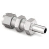 Tube Fittings and Adapters-Bulkheads-Straights - SS-400-R1-4 - 316 Stainless Steel - 1/4 in. - Swagelok® Tube Fitting - 1/4 in. - Swagelok® Tube Fitting