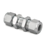Stainless Steel Swagelok Tube Fitting, Bulkhead Reducing Union, 8 mm x 6 mm Tube OD - SS-8M0-61-6M - 316 Stainless Steel - 8 mm - Swagelok® Tube Fitting - 6 mm - Swagelok® Tube Fitting