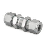 Tube Fittings and Adapters-Bulkheads-Straights - SS-400-61-4AN - 316 Stainless Steel - 1/4 in. - Swagelok® Tube Fitting - 1/4 in. - Swagelok® Tube Fitting