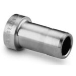 Stainless Steel Swagelok Tube Fitting, Fusible Tube Adapter, 3/8 in. Tube OD, 160°F (71.1°C) - SS-6-FTA-160 - 316 Stainless Steel - 3/8 in. - Swagelok® Tube Fitting - 1/4 in. - Fusible Tube Adapter
