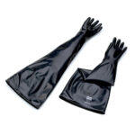 Honeywell North 8B1532 Butyl Long Glove Box Gloves,8 in.Port - 10h