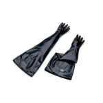 Honeywell North 8B3032 Butyl Long Glove Box Gloves,8 in.Port - 10h
