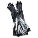 PIERCAN USA High Performance Butyl Long Gloves, 10 in. Port - 10BHP15329.75A - 9.75 - Ambidextrous - 1Pair